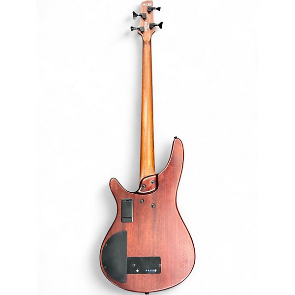 Used 2022 Ibanez SRH500F Flat Natural Browned Burst Electric Bass Guitar