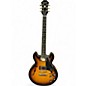 Used Epiphone ES339 3 Tone Sunburst Hollow Body Electric Guitar thumbnail
