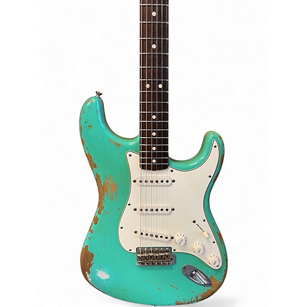 Used Fender CUSTOM SHOP L-SERIES 1964 STRATOCASTER Seafoam Green Solid Body Electric Guitar