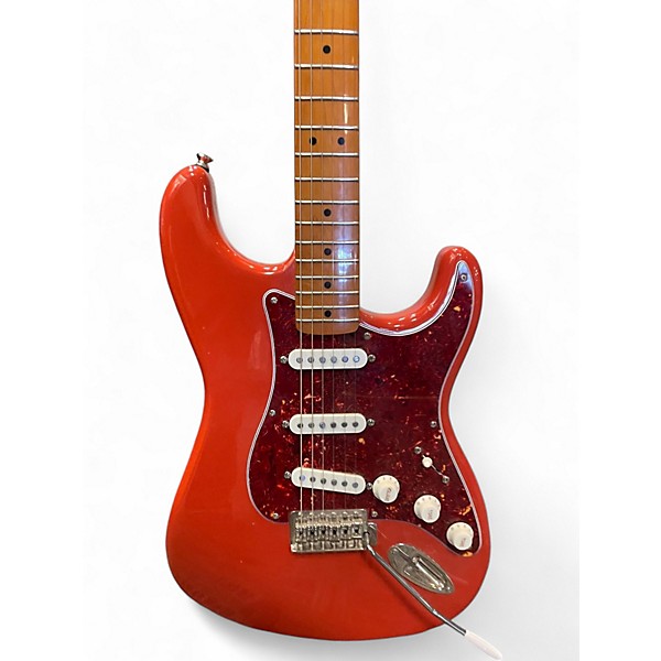 Used Squier Classic Vibe 50s Stratocaster Fiesta Red Solid Body Electric Guitar