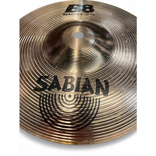 Used SABIAN 10in B8 Splash Cymbal