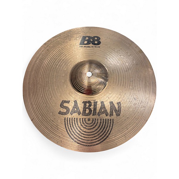 Used SABIAN 14in B8 Hi Hat Pair Cymbal