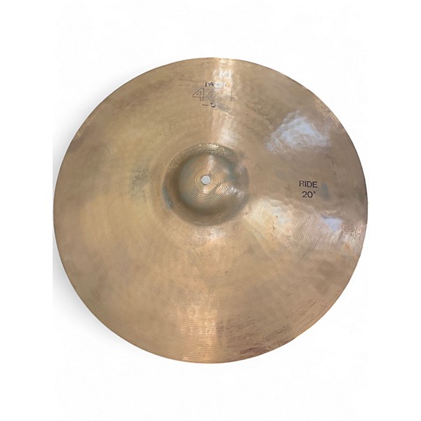Used Paiste 20in 404 20in Ride Cymbal