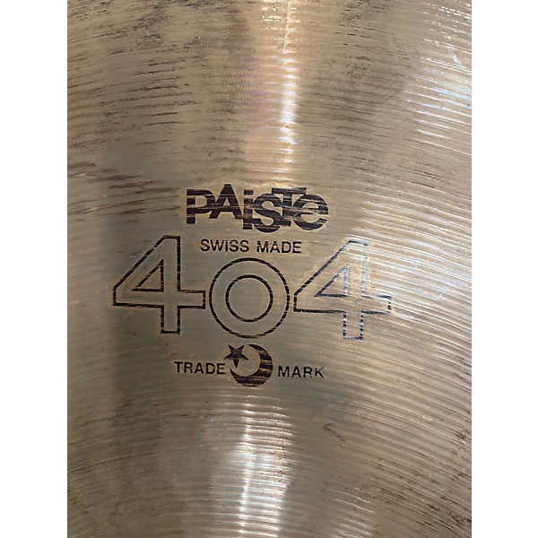 Used Paiste 20in 404 20in Ride Cymbal