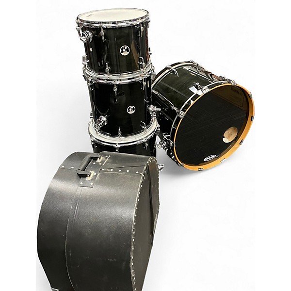 Used Sonar 4 Piece 4 Piece Arena Drum Kit Black Drum Kit
