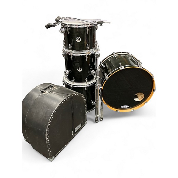Used Sonar 4 Piece 4 Piece Arena Drum Kit Black Drum Kit