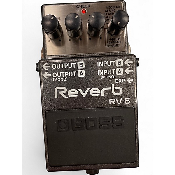Used BOSS RV6 Digital Reverb Effect Pedal