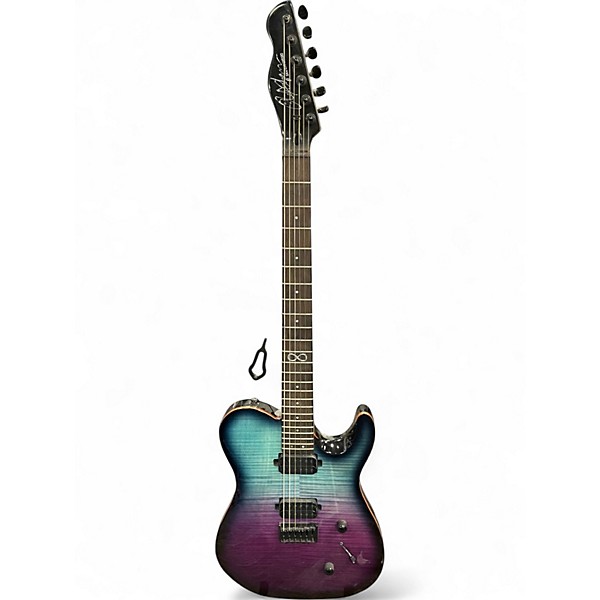 Used Chapman ML3 Modern TRANS PURPLE / TEAL Solid Body Electric Guitar
