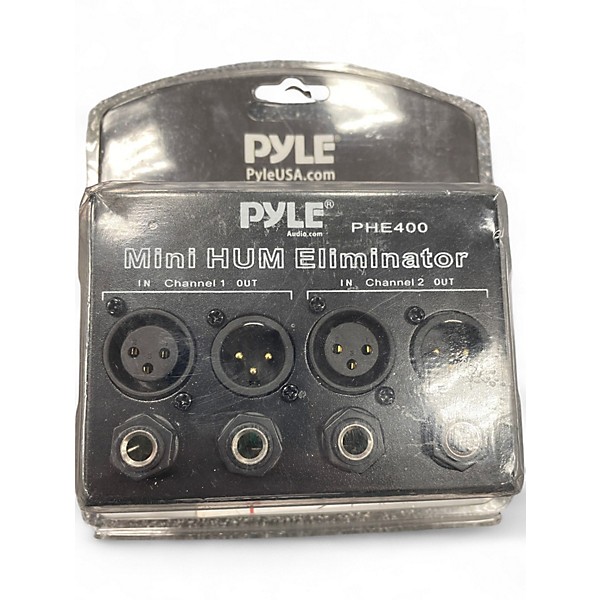 Used Pyle PHE400 Mini Hum Eliminator Feedback Suppressor