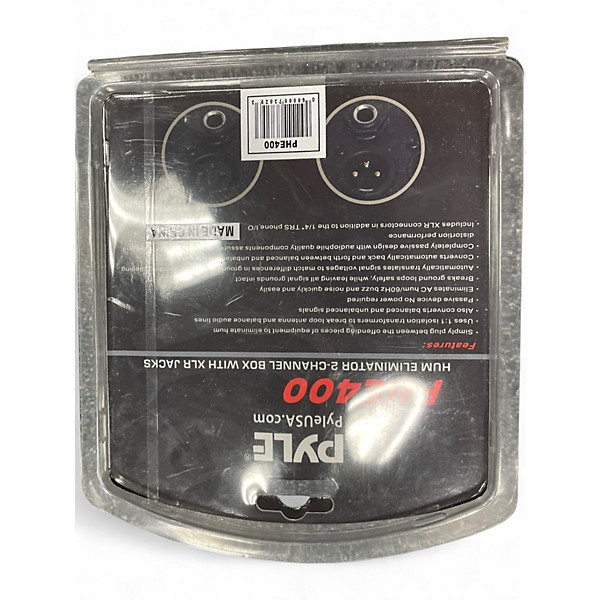 Used Pyle PHE400 Mini Hum Eliminator Feedback Suppressor