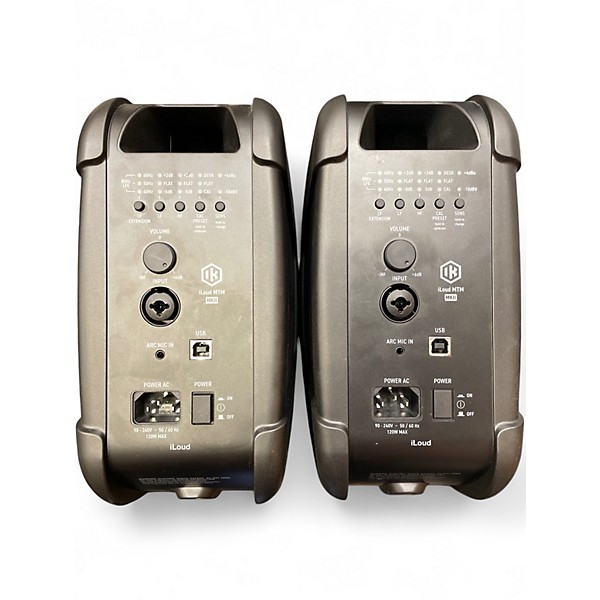 Used IK Multimedia iLoud MTM MkII Active Studio Monitor Pair Powered Monitor