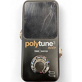 Used TC Electronic Polytune Noir Mini 3 Tuner Tuner Pedal