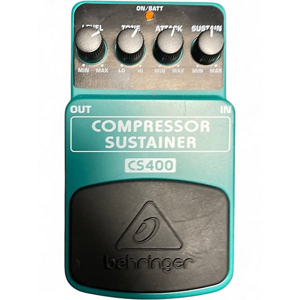 Used Behringer CS400 Compressor Sustainer Effect Pedal