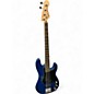 Used Squier Precision Bass Blue Electric Bass Guitar thumbnail