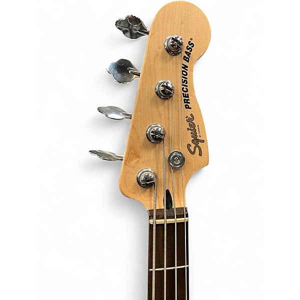 Used Squier Precision Bass Blue Electric Bass Guitar