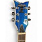 Used Schecter Guitar Research Solo 6B Blue Sparkle Solid Body Electric Guitar