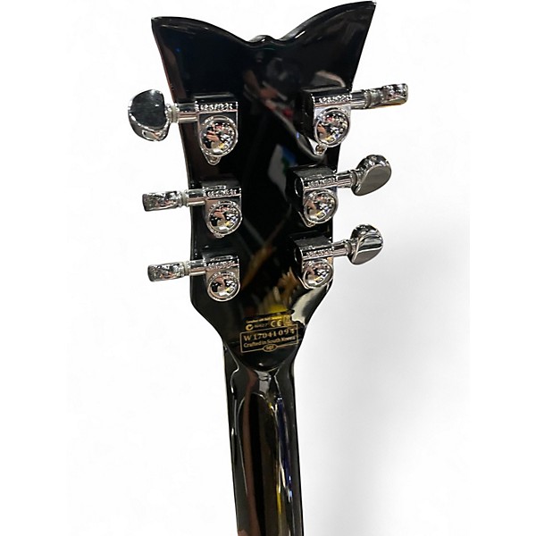 Used Schecter Guitar Research Solo 6B Blue Sparkle Solid Body Electric Guitar