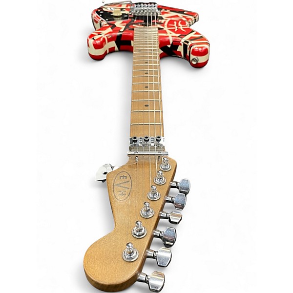 Used EVH Striped Series Frankie striped Solid Body Electric Guitar