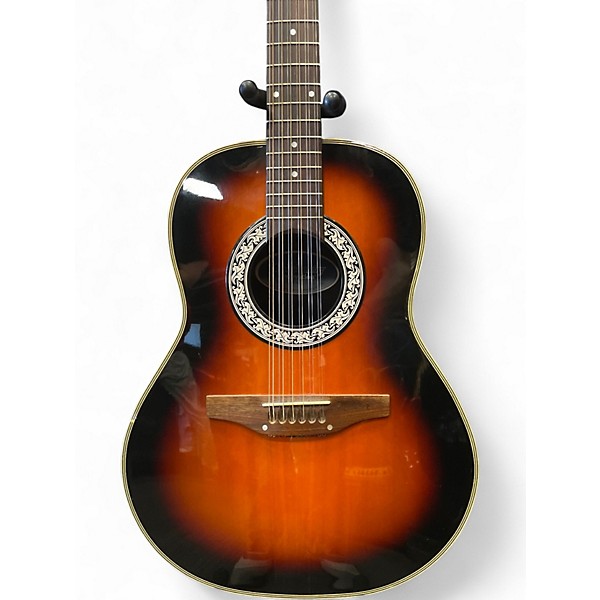 Used Ovation CC65 Celebrity 2 Color Sunburst 12 String Acoustic Electric Guitar
