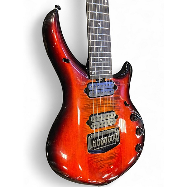 Used Ernie Ball Music Man John Petrucci Majesty-7 EG Ember Glow Solid Body Electric Guitar