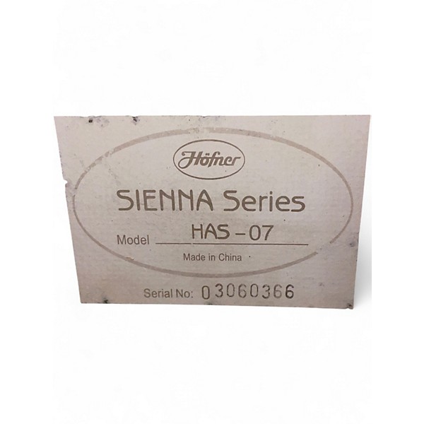 Used Hofner HAS07 Natural Acoustic Guitar