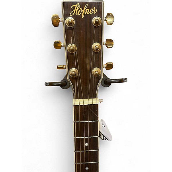 Used Hofner HAS07 Natural Acoustic Guitar