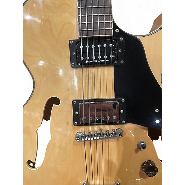 Used Glen Burton CHICAGO HOLLOWBODY JAZZ BOX Blonde Hollow Body Electric Guitar