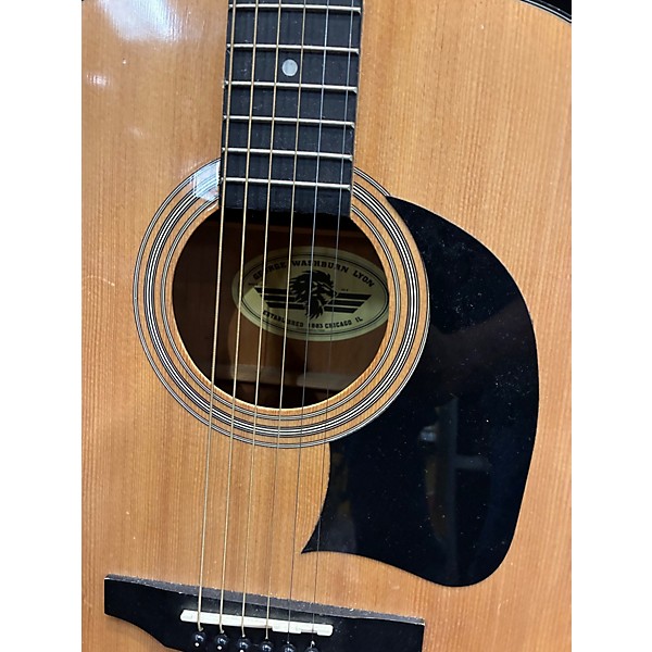 Used Washburn LYON NATURAL Acoustic Guitar