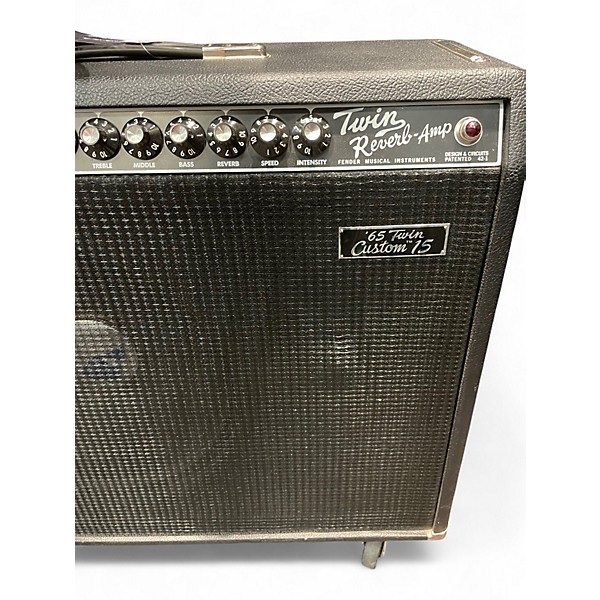 Used Fender Twin Reverb 65' Twin Custom 15 Tube Guitar Combo Amp
