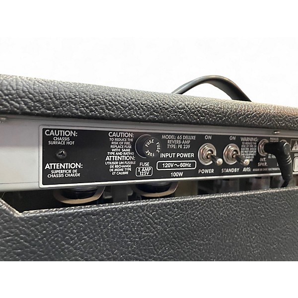 Used Fender 1965 Deluxe Reverb 22W Tube Guitar Amp Head