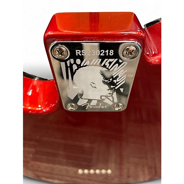 Used Fender Limited-Edition Raphael Saadiq Telecaster Dark Red Metallic Solid Body Electric Guitar