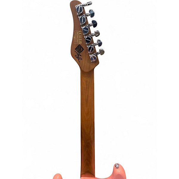 Used Schecter Guitar Research NICK JOHNSTON TRADITIONAL SSS Atomic Pink Solid Body Electric Guitar
