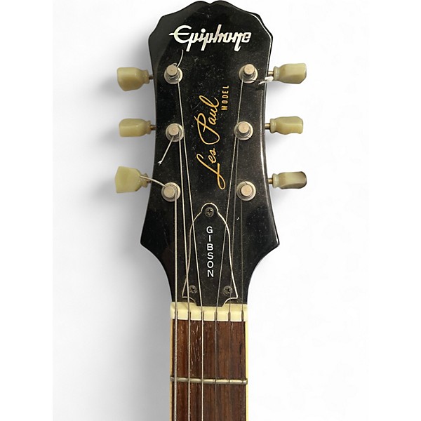 Used Epiphone Les Paul Standard 2 Tone Sunburst Solid Body Electric Guitar