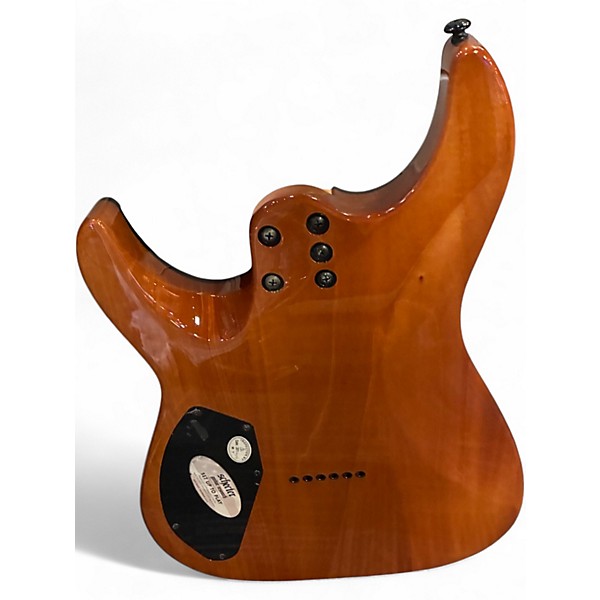 Used Schecter Guitar Research cr-6 Charcoal Solid Body Electric Guitar