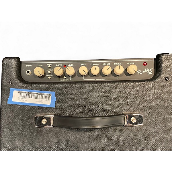 Used Fender Rumble V3 40W 1x10 Bass Combo Amp
