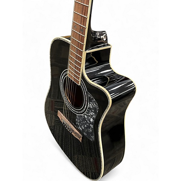 Used Randy Jackson True Faith Black Acoustic Electric Guitar