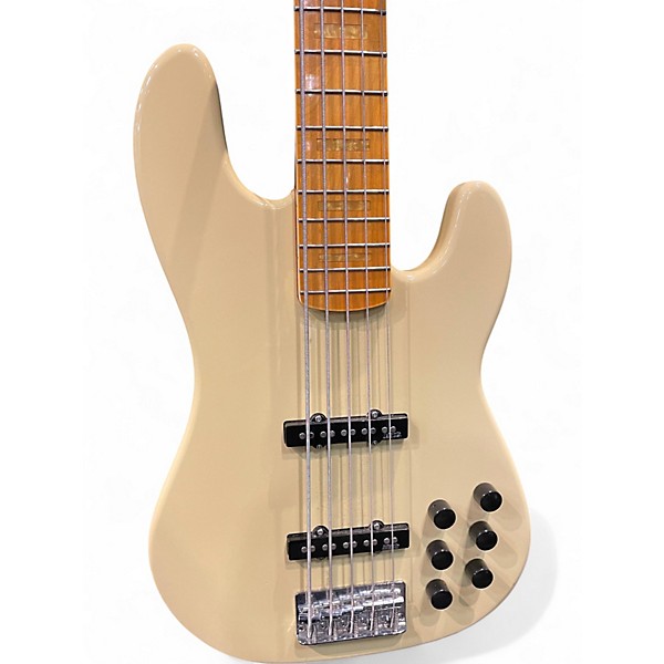 Used Markbass MBGV GLOXY VAL Cream Electric Bass Guitar