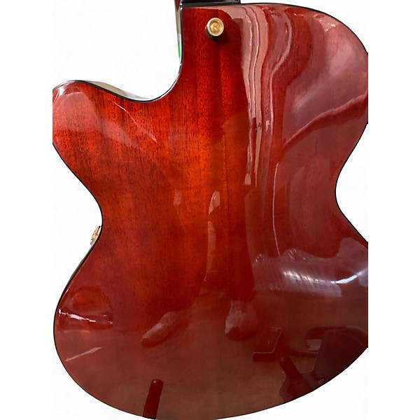 Used Hagstrom HL550 NATURAL MAHOGANY Hollow Body Electric Guitar