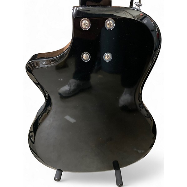 Used Eastwood Supro Dual Tone Black Solid Body Electric Guitar