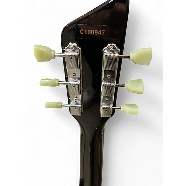 Used Eastwood Supro Dual Tone Black Solid Body Electric Guitar