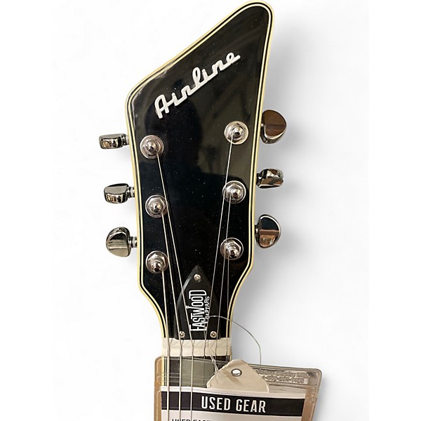 Used Eastwood Airline Espanada Black Hollow Body Electric Guitar