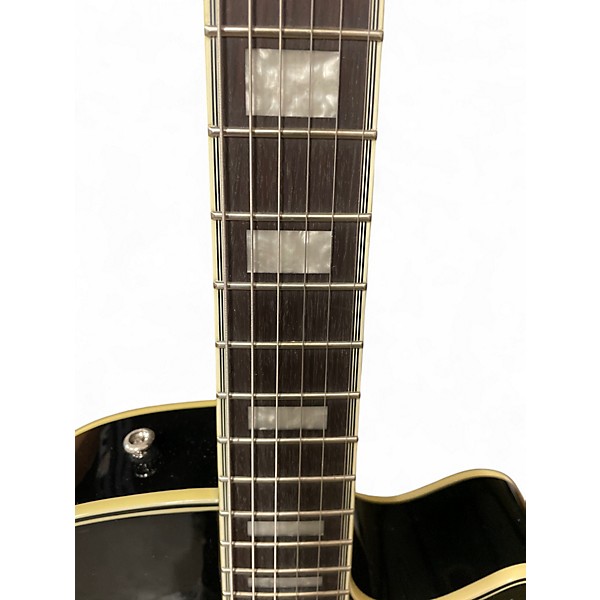 Used Eastwood Airline Espanada Black Hollow Body Electric Guitar