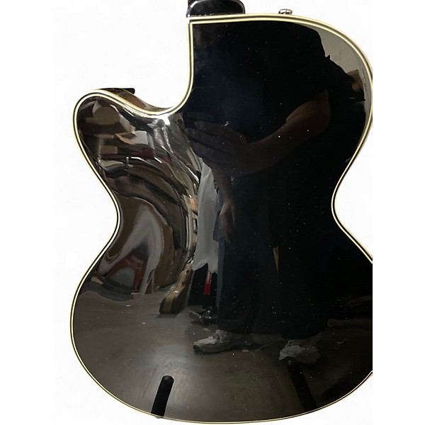 Used Eastwood Airline Espanada Black Hollow Body Electric Guitar