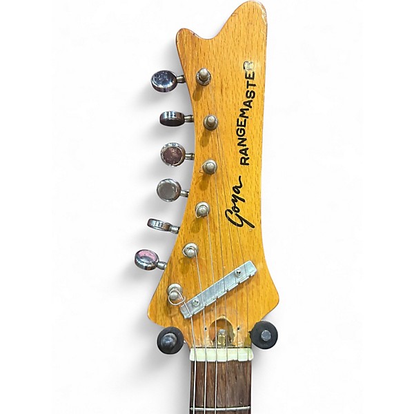 Vintage 1960s Goya Rangemaster red Solid Body Electric Guitar