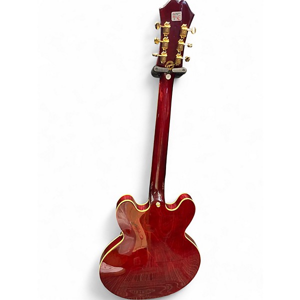 Used Epiphone Riviera Custom P93 Heritage Cherry Hollow Body Electric Guitar