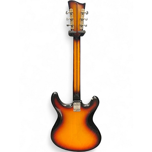 Used Silvertone 1441 sunburst Solid Body Electric Guitar