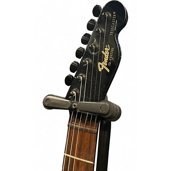 Vintage 1980s Fender Contemporary Telecaster Black Solid Body Electric Guitar