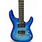 Used Schecter Guitar Research C-6 PLUS Ocean Blue Burst Solid Body Electric Guitar