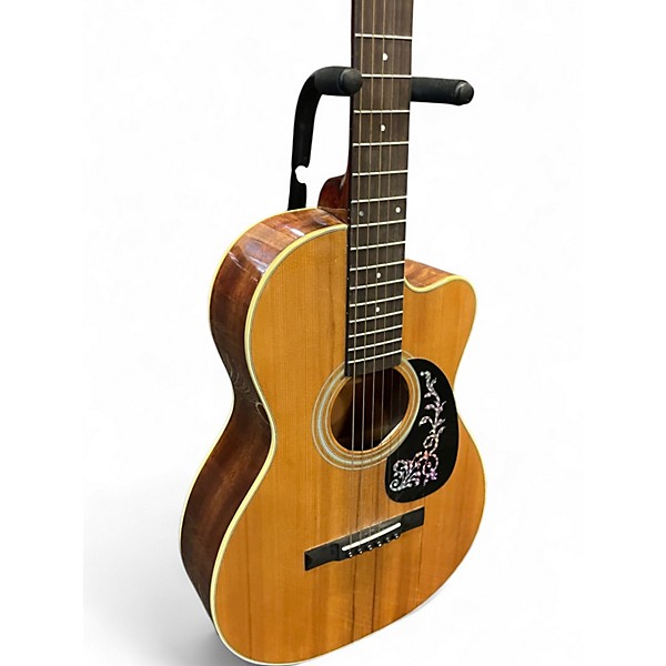 Used Recording King RP1-16C Natural Acoustic Guitar