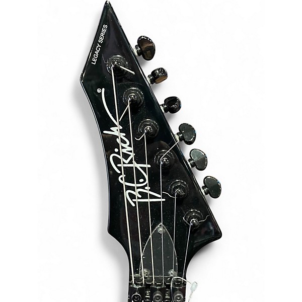 Used B.C. Rich LEGACY SERIES WARLOCK RED CRACKLE Solid Body Electric Guitar